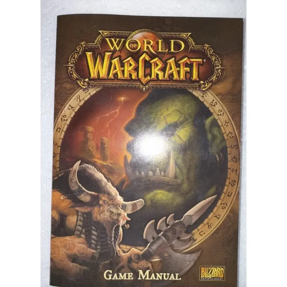 World of Warcraft (Windows/Mac, 2004) CIB COMPLETE Box Manual Catalog Discs 1-5